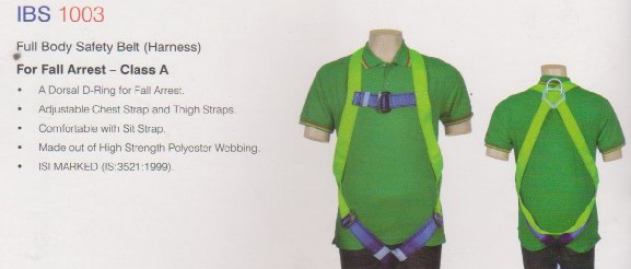 IBS 1003 Full Body Safety Belt Safety Harness for Fall Arrest Chennai