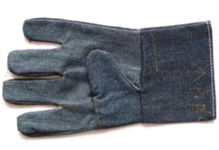 jean material safety gloves