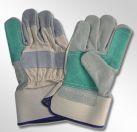 leather safety gloves split canadian type
