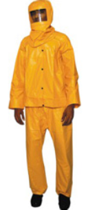 pvc coverall chemical suit