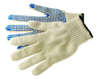 PVC dotted hand safety gloves bangalore